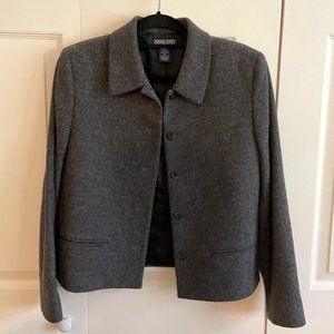 Lands End Tailored Wool Jacket Size 10